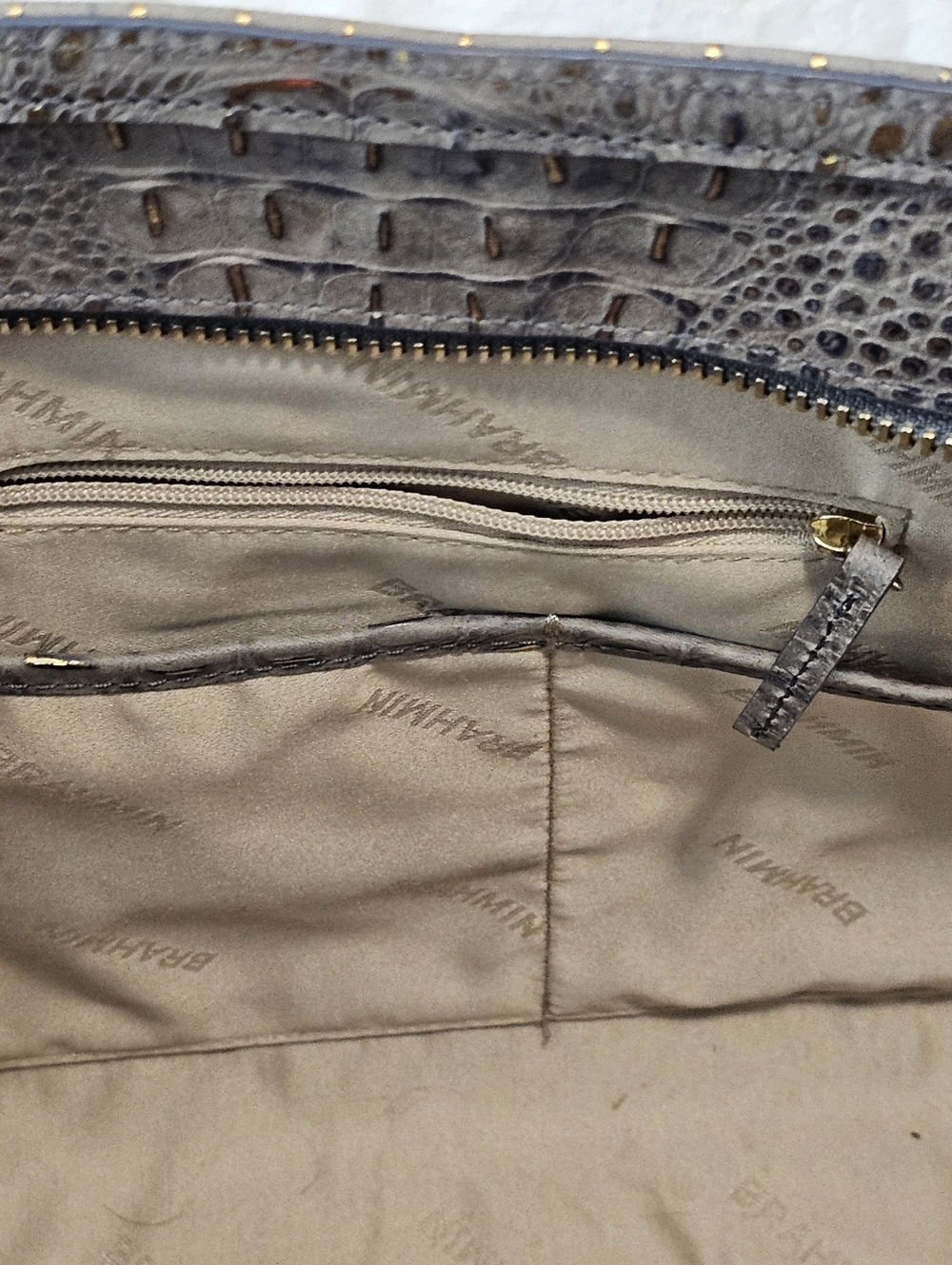 Brahmin Ashlee Women's Tote, Large & Matching Wallet in Regal Mini Melborne - Picture 7 of 12